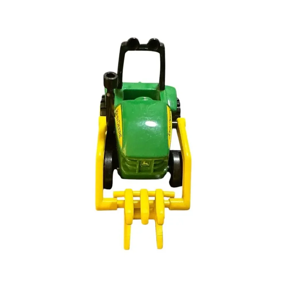 John Deere Toy Tractor with a Hay Fork Loader